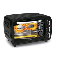 Horno eléctrico y freidora de aire 20 L negro 5 en 1