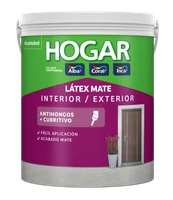 Pintura látex mate interior y exterior 3.6 L