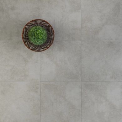 Porcelanato cementicio Domo gris satinado 60x60 cm