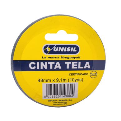 Cinta de tela gris 9.10 m