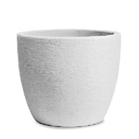 Maceta Andina de plástico 39.5 cm blanco