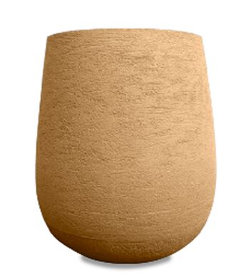 Maceta Mate de plstico 58 cm arena