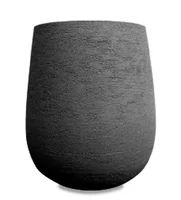 Maceta Mate de plástico 58 cm gris