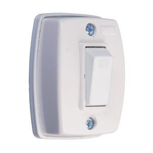 Interruptor para exterior con roseta IP20