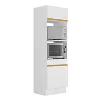 Torre para horno Veneza 2 estantes 62 cm blanco