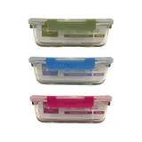 Tupper de vidrio rectangular 1040 ml
