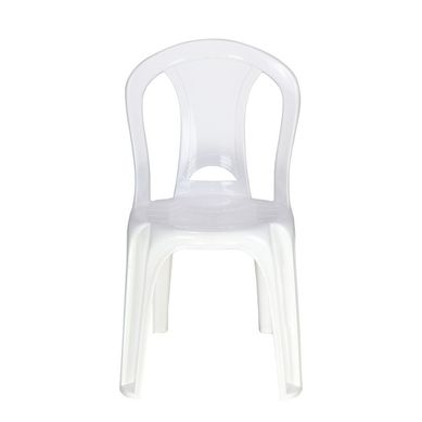 Silla de exterior Buzios de plstico blanca
