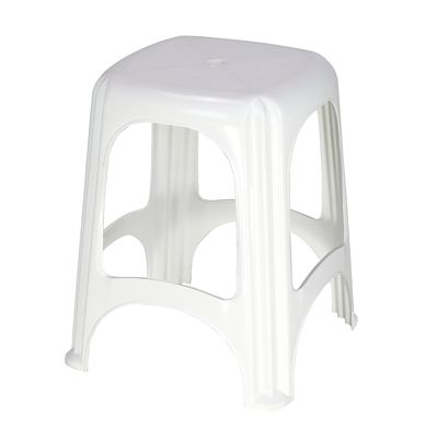 Banqueta Niteroi de plstico blanca