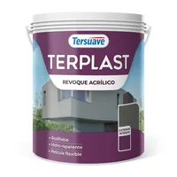 Revestimiento acrílico texturado Terplast verde líquen 25 kg