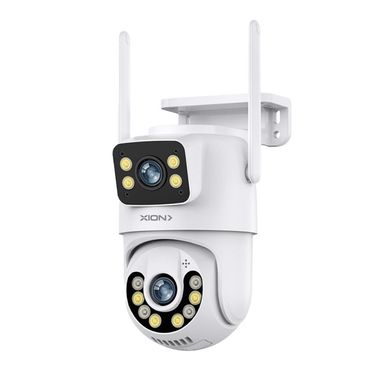 Cmara de seguridad doble Wifi interior y exterior visin nocturna