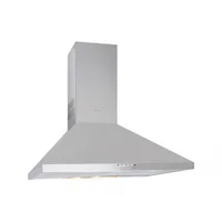 Campana piramidal 60 cm plateada DBB-60