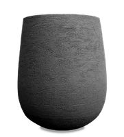 Maceta de plástico Mate30 22 cm gris