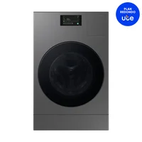 Lavasecarropas automatico carga frontal 25 kg plateado WD25DB8995BZ