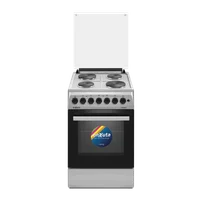 Cocina eléctrica CENX5548I 50 cm 4 discos plateada