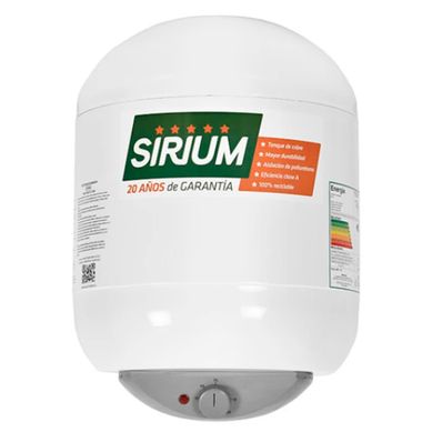 Calefn elctrico de cobre 30 L tiro natural