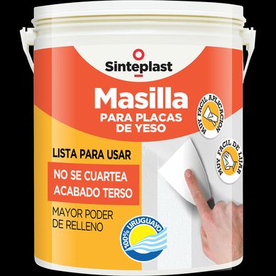 Masilla para placas de yeso blanco mate 1.5 L   