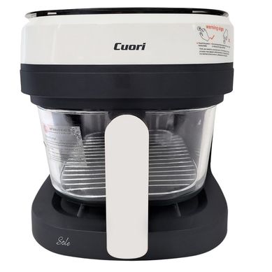 Freidora sin aceite 4.5 L 1400 w marfil y negro Sole