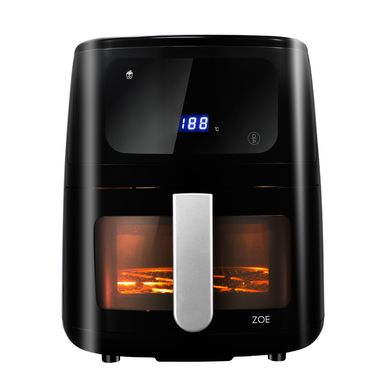 Freidora sin aceite 5 L 1450 w negra Zoe