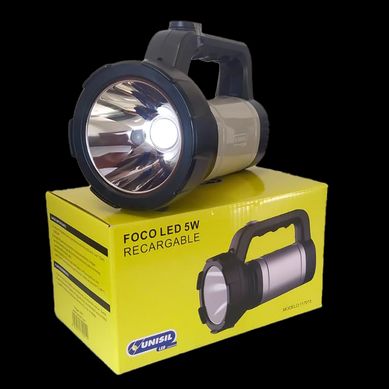 Linterna foco led recargable 5 w
