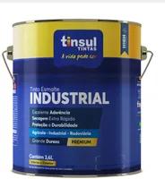Esmalte sintético negro mate fondo antióxido 0.9 L