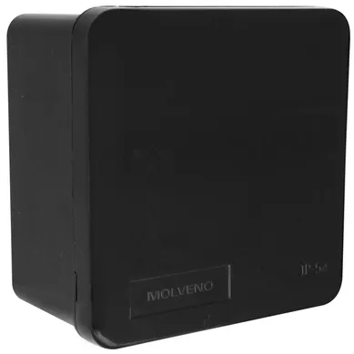 Caja de estanco exterior IP54 85 x 85 x 50 mm negro