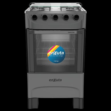 Cocina a gas CENX27200T 50 cm 4 hornallas gris
