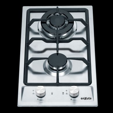 Anafe a gas 2 discos acero inoxidable AENX3832