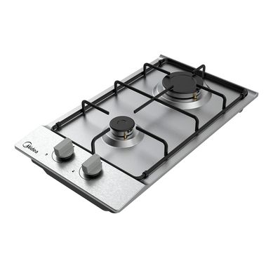 Anafe a gas 2 hornallas acero MG30SB005MN2B