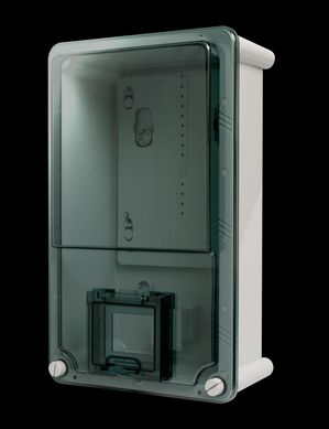 Caja para medidor de luz con llave