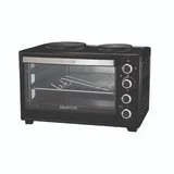 Horno eléctrico con anafe  48 L 2000 W negro SL-EO48BP