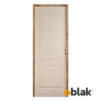 Puerta de interior Prisma moldeada MDF blanca 70 x 200 cm izquierda