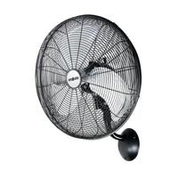 Ventilador industrial de pared 50 cm negro