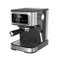 Cafetera Espresso negra y acero inoxidable SL-CM8501DP