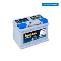 Batería para auto derecha Europa 12V 115 ah 72