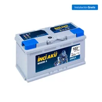 Batería para auto derecha Europa 12V 160 ah 102