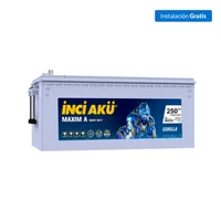 Batería para auto izquierda Europa 12V 290 ah 250