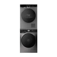 Torre de lavado carga frontal 12 kg negra SL-TOR1210G