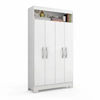Placard 4 puertas blanco