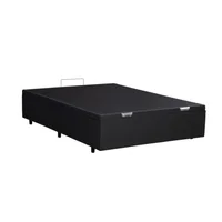 Cama Box de madera con baúl 2 plazas 140 x 188 x 43 cm