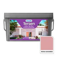 Pintura látex acrílico interior y exterior Rosa susurro 4 L