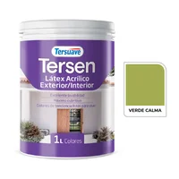 Pintura látex acrílico interior y exterior Verde calma 1 L