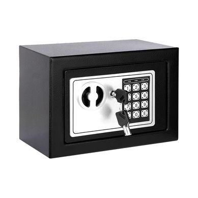 Caja fuerte de seguridad mec�nica y digital 17 x 22.8 x 16.8 cm