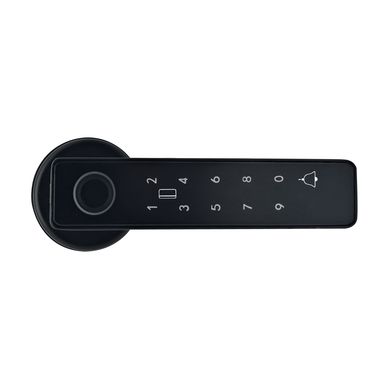 Cerradura digital control de acceso con pomo negra