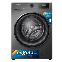 Lavarropas automático carga frontal inverter  8 kg titáneo