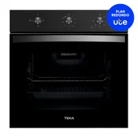 Horno de empotrar eléctrico negro 72 L 59.5 cm
