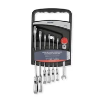 Set de 7 llaves combinadas con criquet