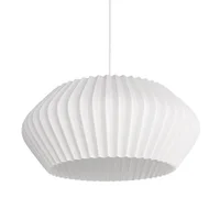 Lámpara de techo colgante Ovni 40 cm blanca 1 luz E27