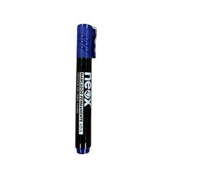 Marcador permanente azul
