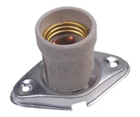 Portalámpara de cerámica y aluminio