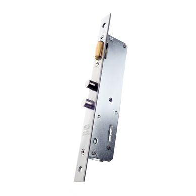Cerradura para exterior gris con rodillo